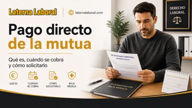 Pago directo de la mutua: cuándo se cobra y cómo pedirlo