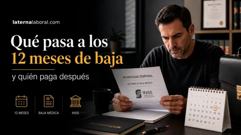 Qué pasa a los 12 meses de baja médica y quién paga después